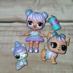 L.O.L. Surprise! Doll with Pink and Blue Accessories